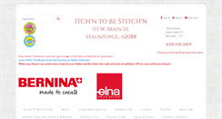 Desktop Screenshot of itchntobestitchn.com
